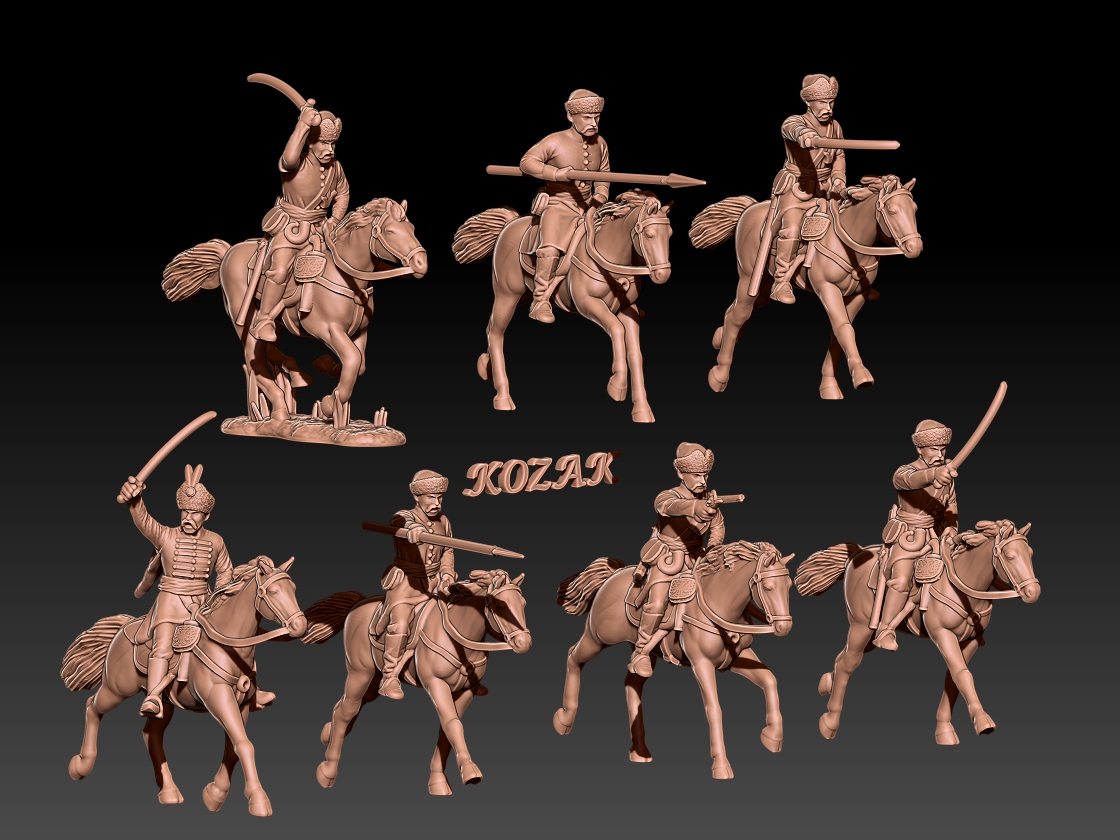 Ukranian Registered cossack cavalry 17th century set 2